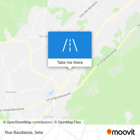 Mapa Rue Baudasse
