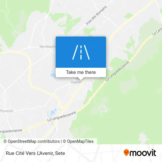 Rue Cité Vers L'Avenir map