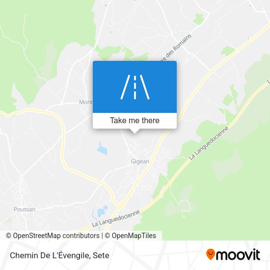 Chemin De L'Évengile map
