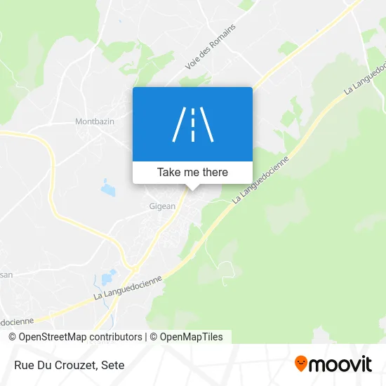 Mapa Rue Du Crouzet
