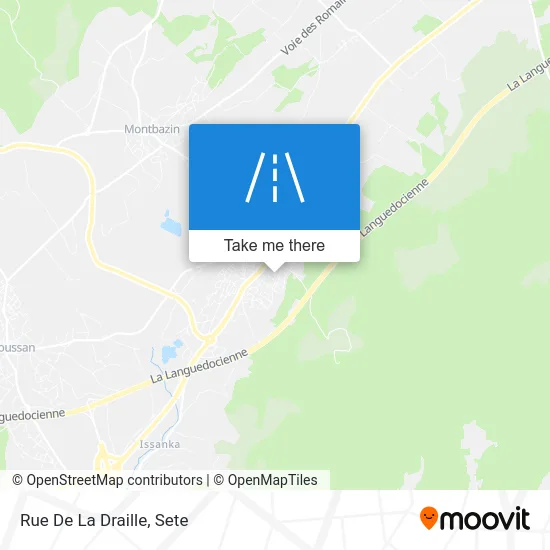 Mapa Rue De La Draille