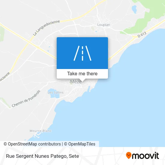 Rue Sergent Nunes Patego map