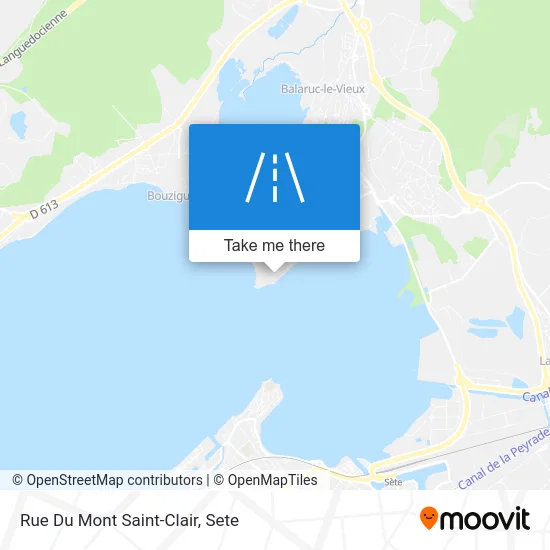 Rue Du Mont Saint-Clair map