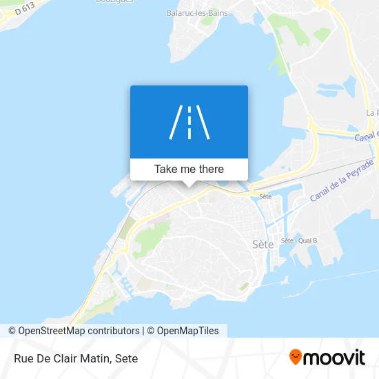 Rue De Clair Matin map