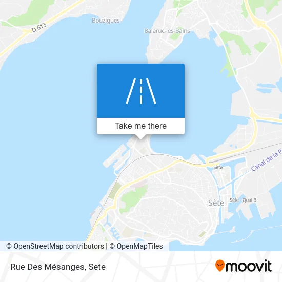 Rue Des Mésanges map