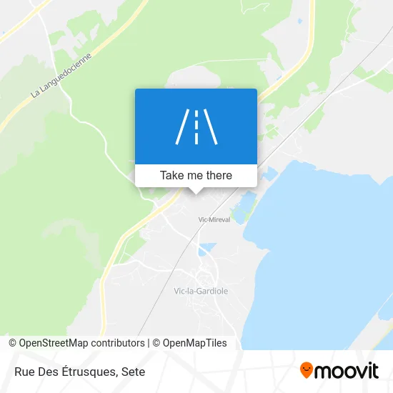 Mapa Rue Des Étrusques