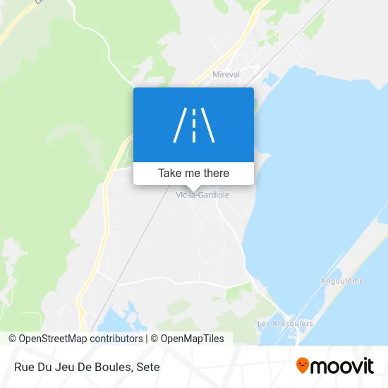 Mapa Rue Du Jeu De Boules