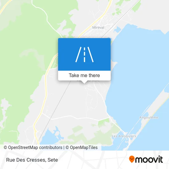 Mapa Rue Des Cresses