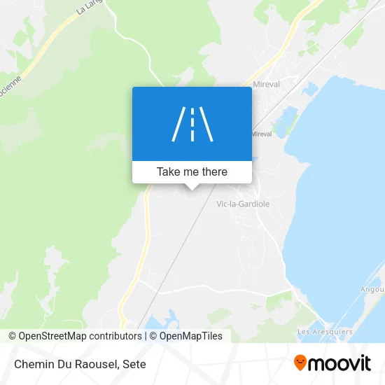 Chemin Du Raousel map
