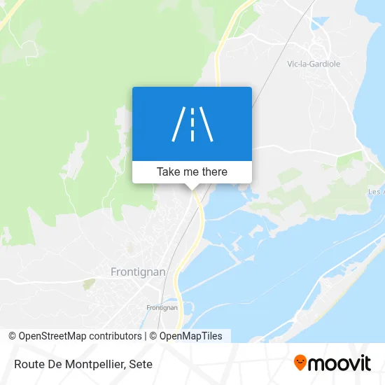 Route De Montpellier map
