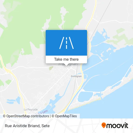 Mapa Rue Aristide Briand