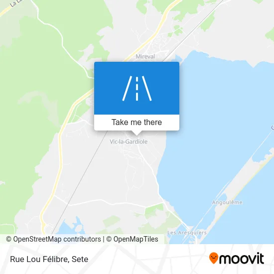 Mapa Rue Lou Félibre