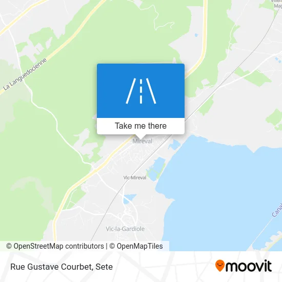 Rue Gustave Courbet map