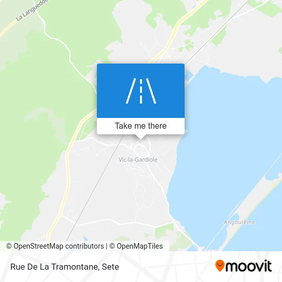 Mapa Rue De La Tramontane