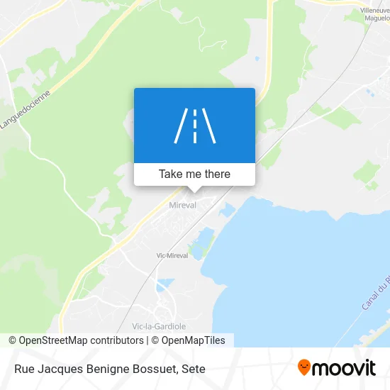 Mapa Rue Jacques Benigne Bossuet