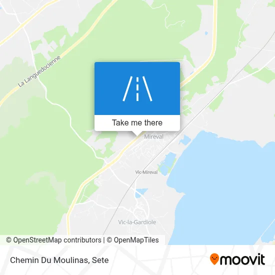 Chemin Du Moulinas map