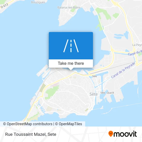 Rue Toussaint Mazel map