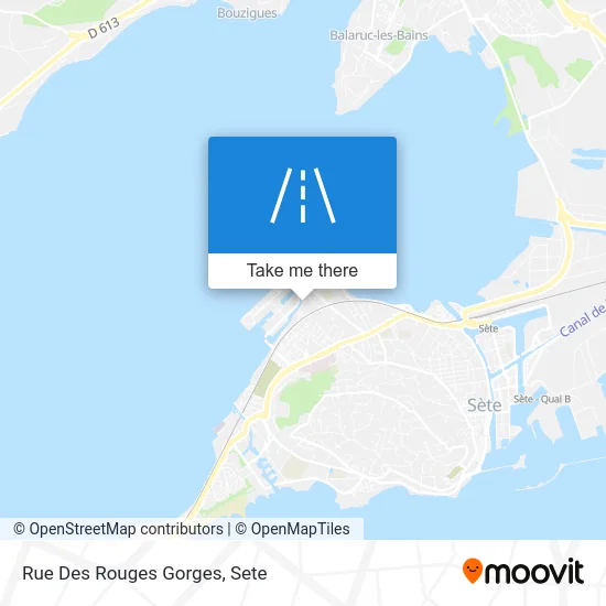 Mapa Rue Des Rouges Gorges