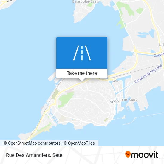 Rue Des Amandiers map