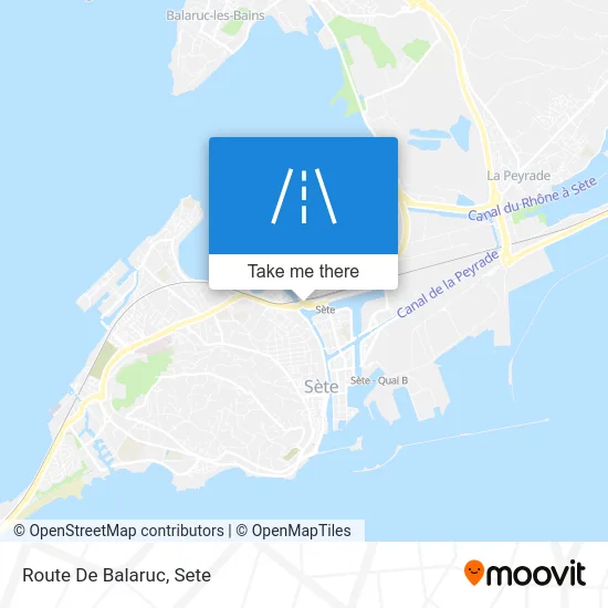 Route De Balaruc map