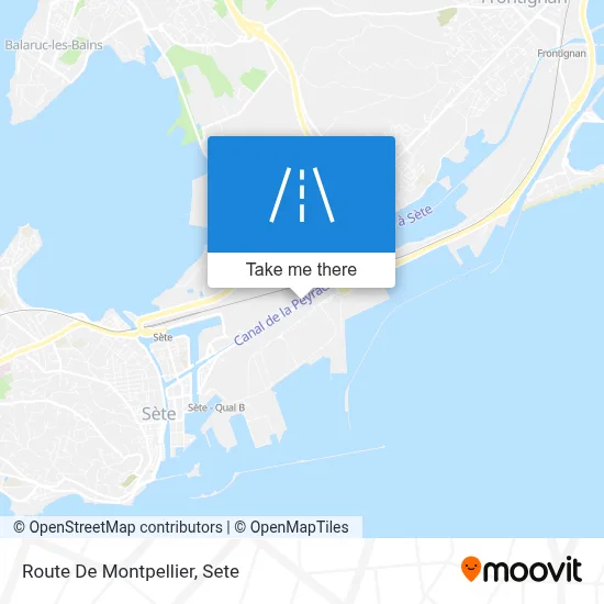 Route De Montpellier map