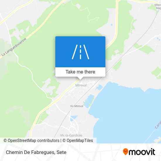 Chemin De Fabregues map