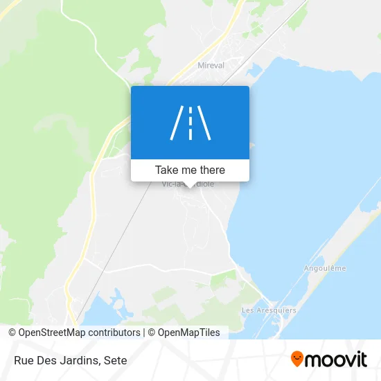 Mapa Rue Des Jardins