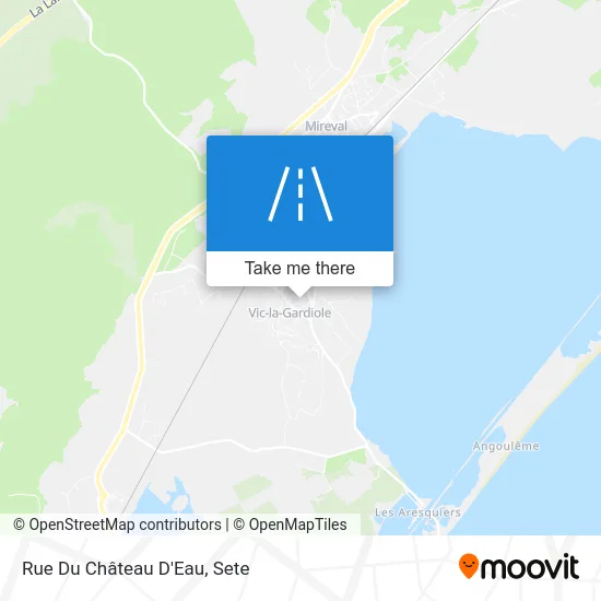 Mapa Rue Du Château D'Eau