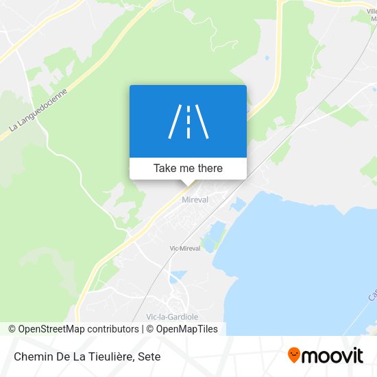 Chemin De La Tieulière map