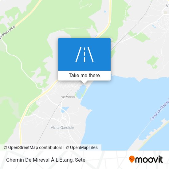 Chemin De Mireval À L'Étang map