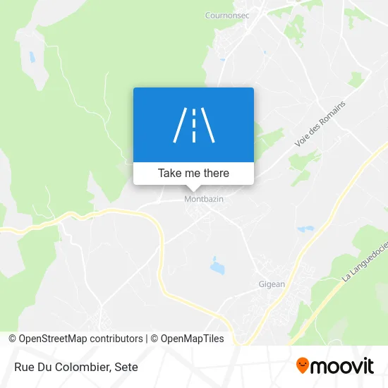 Mapa Rue Du Colombier