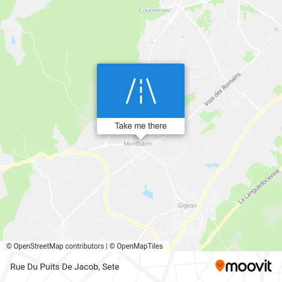 Mapa Rue Du Puits De Jacob