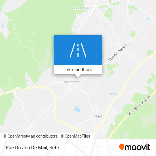 Mapa Rue Du Jeu De Mail