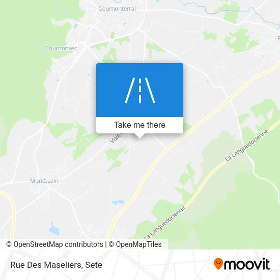 Mapa Rue Des Maseliers