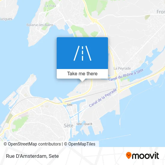 Mapa Rue D'Amsterdam