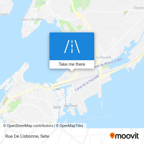 Mapa Rue De Lisbonne