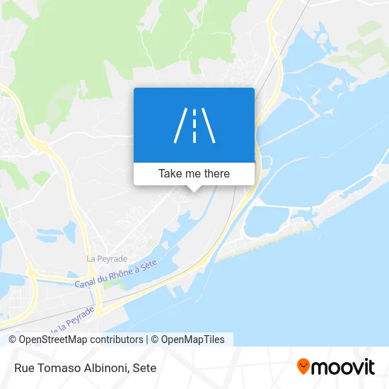 Mapa Rue Tomaso Albinoni