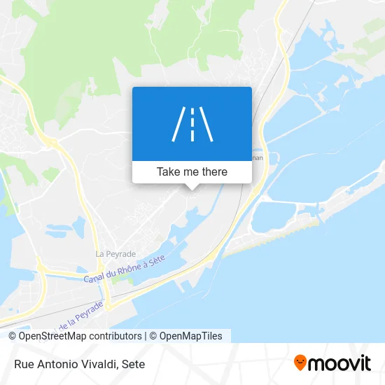 Mapa Rue Antonio Vivaldi