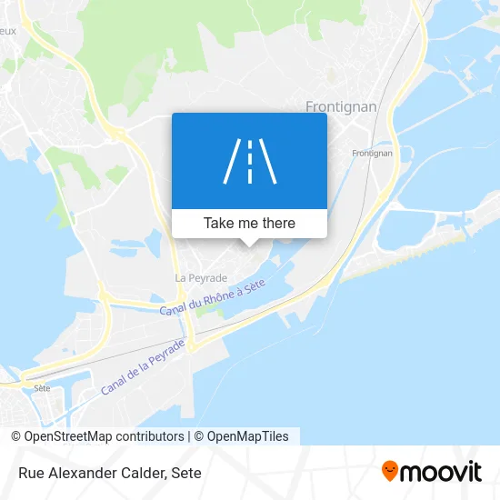 Mapa Rue Alexander Calder