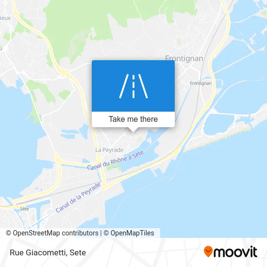 Mapa Rue Giacometti