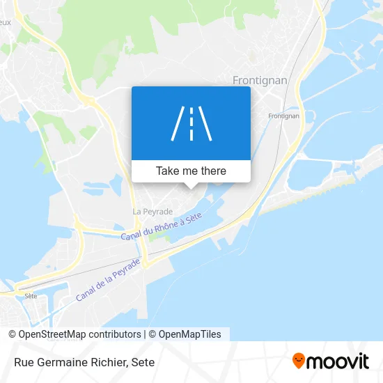 Mapa Rue Germaine Richier