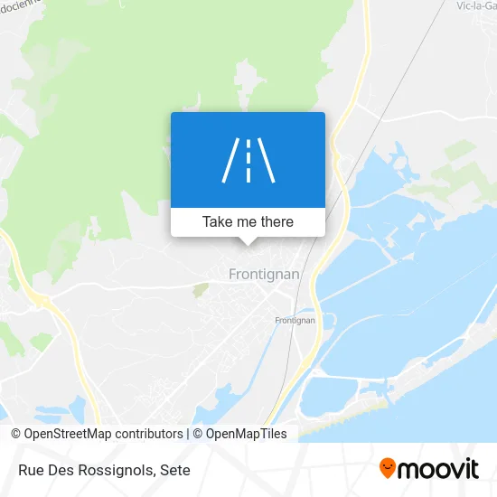 Mapa Rue Des Rossignols