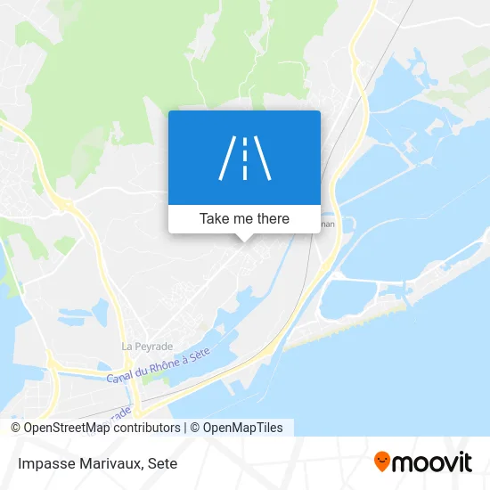 Impasse Marivaux map