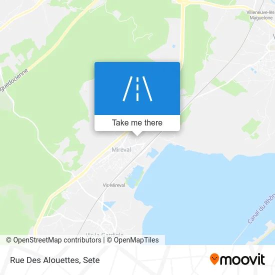 Mapa Rue Des Alouettes