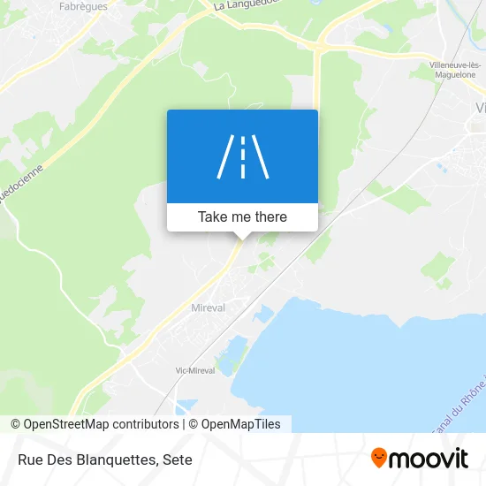 Mapa Rue Des Blanquettes