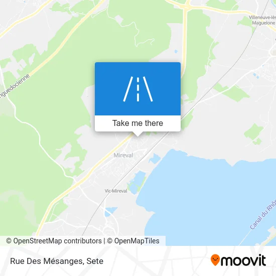 Rue Des Mésanges map