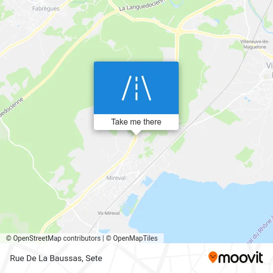 Rue De La Baussas map