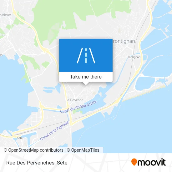 Mapa Rue Des Pervenches