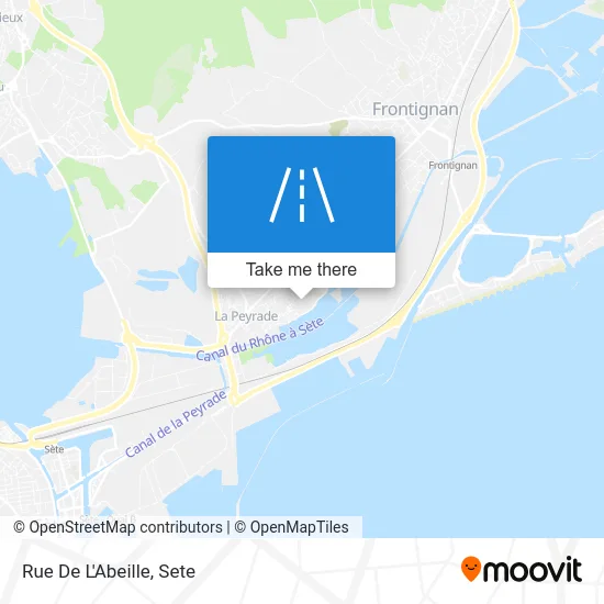 Mapa Rue De L'Abeille