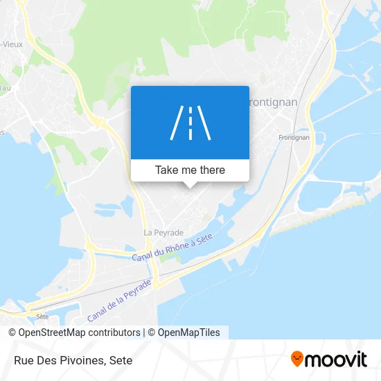 Rue Des Pivoines map